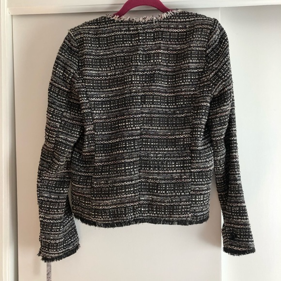 NWT Second Female Sweater Moto Zip Coat, M - Picture 8 of 9